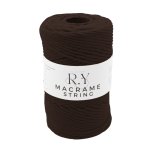 Relax Macrame String 3mm - 20 - DARK BROWN